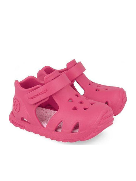 Children's Anatomical Beach Shoes Fuchsia