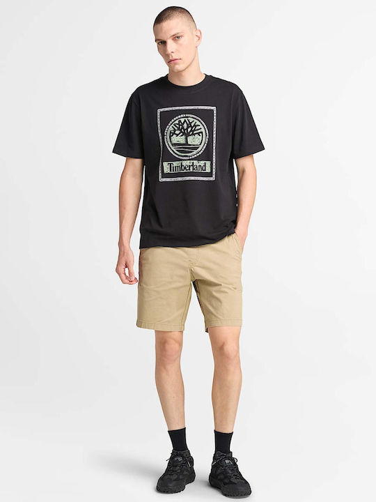 Timberland Seasonal Stack Tricou Negru