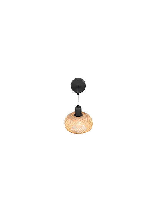 Trio Lighting Μοντέρνο Φωτιστικό Τοίχου Μαύρο