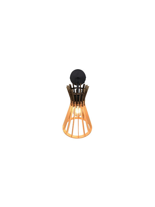 Trio Lighting Industrial Wall Lamp Black