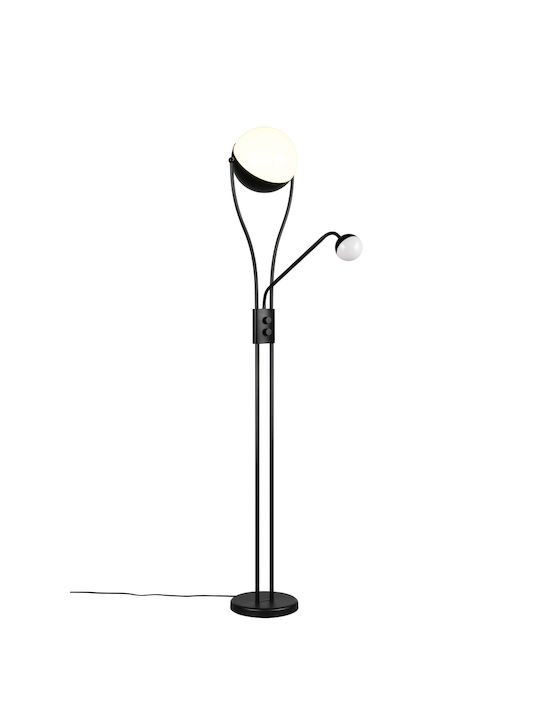 Trio Lighting Chris LED Floor Lamp with Warm White Light Black