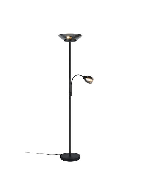 Trio Lighting Gerry Подова Лампа Черен