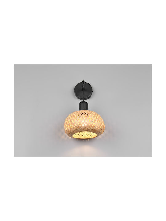 Trio Lighting Μοντέρνο Φωτιστικό Τοίχου Μαύρο