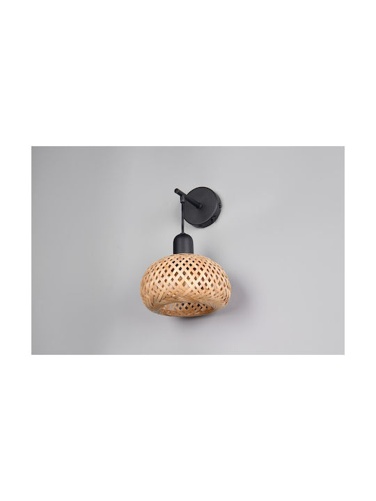 Trio Lighting Μοντέρνο Φωτιστικό Τοίχου Μαύρο