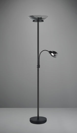 Trio Lighting Gerry Floor Lamp Black