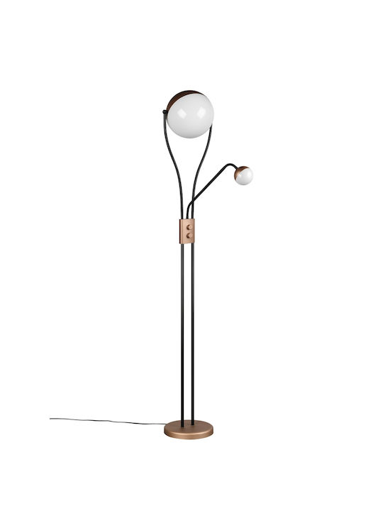 Trio Lighting Chris LED Floor Lamp with Warm White Light Brown