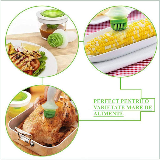 Pensulă de Gătit & Patiserie din Silicon cu Container 1pcs