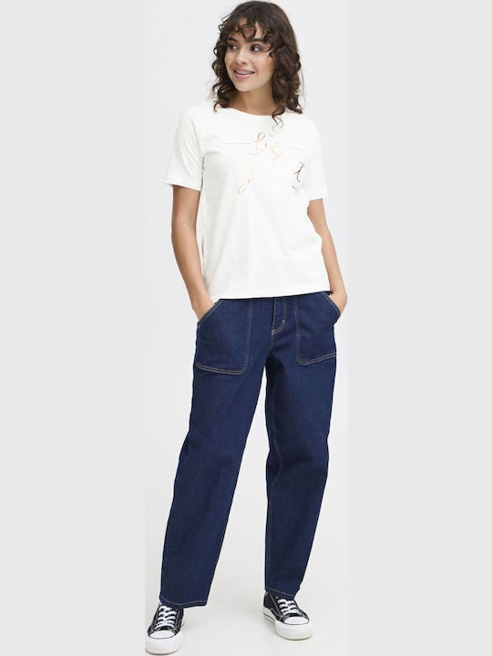 Women's Blouse Short Sleeve Washed Grey - Grey