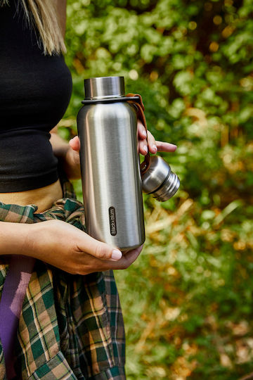 Black+Blum Μπουκάλι Θερμός Ανοξείδωτο 500ml Ανοξείδωτο Black