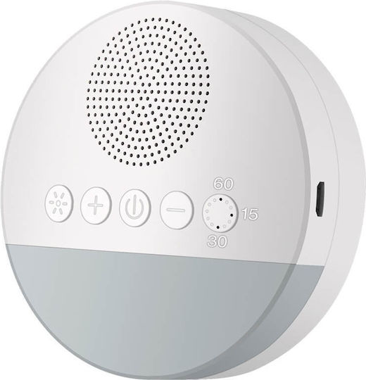 Edman A1 White Sounds Device 20 Hd Sounds Babies Adults Rechargeable Custom Time Night Light White Noise White