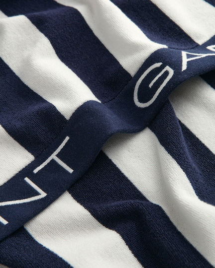 Gant Beach Towel Cotton Blue 180x100cm.