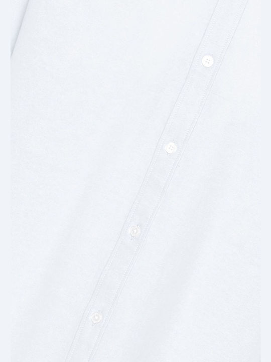 Long-sleeved Cotton Shirt White