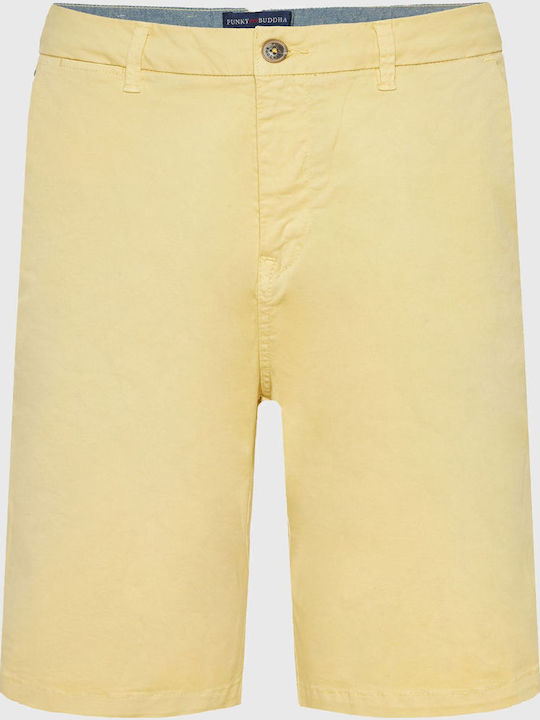 Men's Shorts Chino Yellow