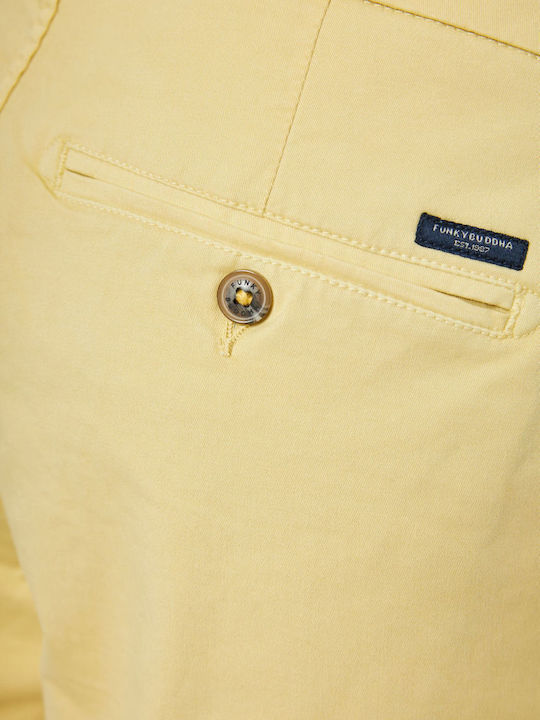 Men's Shorts Chino Yellow
