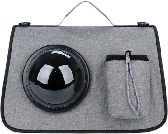 Geantă de mână pentru transport câine / pisici până la 6kg Gri M43xL28xA24cm.