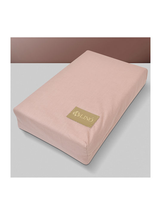 Lino Home Moderna Σετ Σεντόνια Υπέρδιπλα με Λάστιχο 160x200+32εκ. Apple (4τμχ)