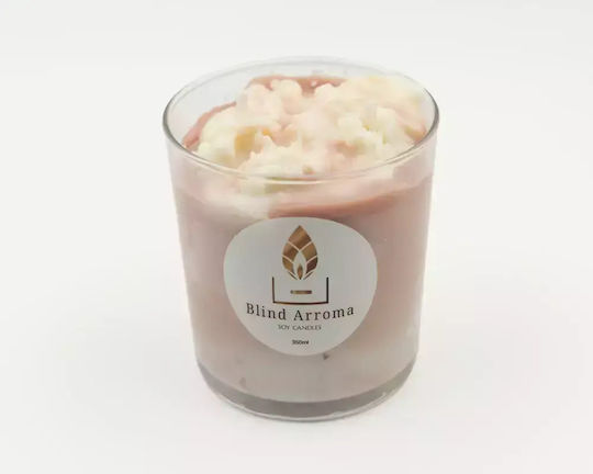 Leather Creations XK Aromatic Soy Candle in Jar with Caramel Scent