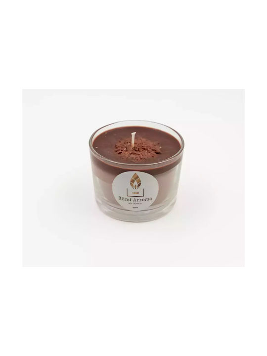 Dc-3001 Duftkerze aus Sojawachs Vanille Butter Crème Brûlée Glas 150ml Braun