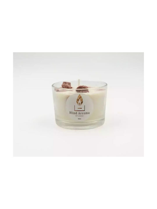 Dc-3004 Scented Soy Candle Lemon Mousse Chocolate Biscuit Jar 150ml White