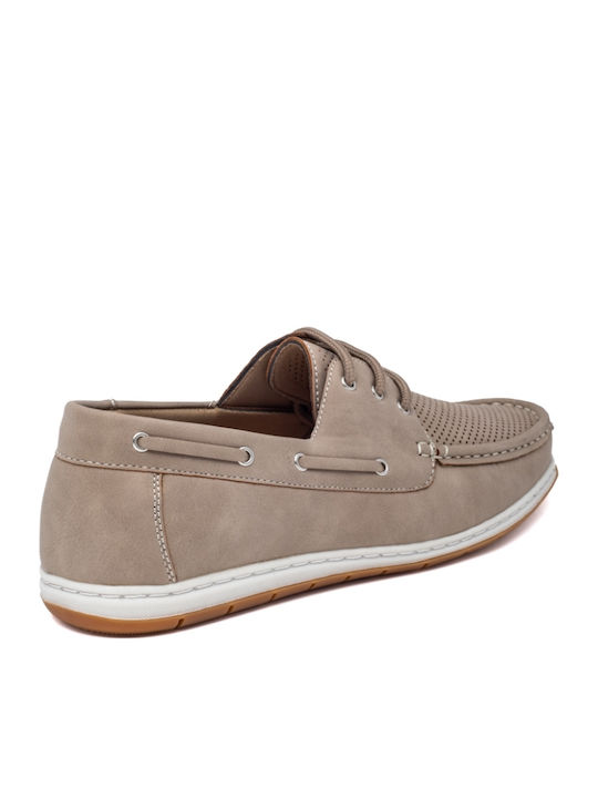 Ανδρικά Boat Shoes σε Μπεζ Χρώμα