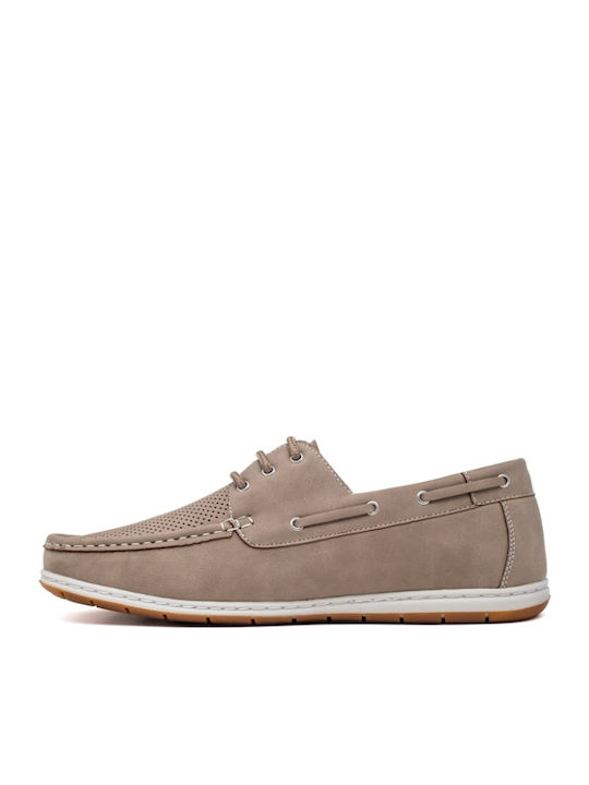 Ανδρικά Boat Shoes σε Μπεζ Χρώμα