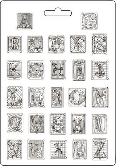 Καλούπι Εύκαμπτο A4 21x29cm Stamperia Master Magic Alphabet