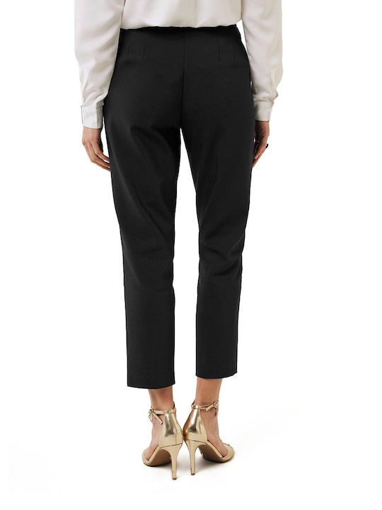 Women's Fabric Trousers Black