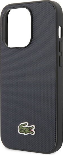 Lacoste Iconic Petit Pique Задна корица Пластмаса / Силикон Тъмносин (iPhone 14 Pro Max)