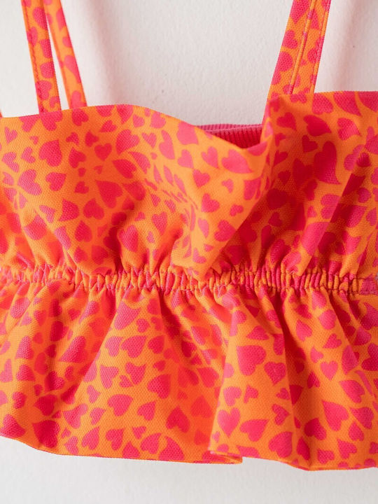 Set pentru copii cu șorturi Vară 2buc Orange/Fuchsia