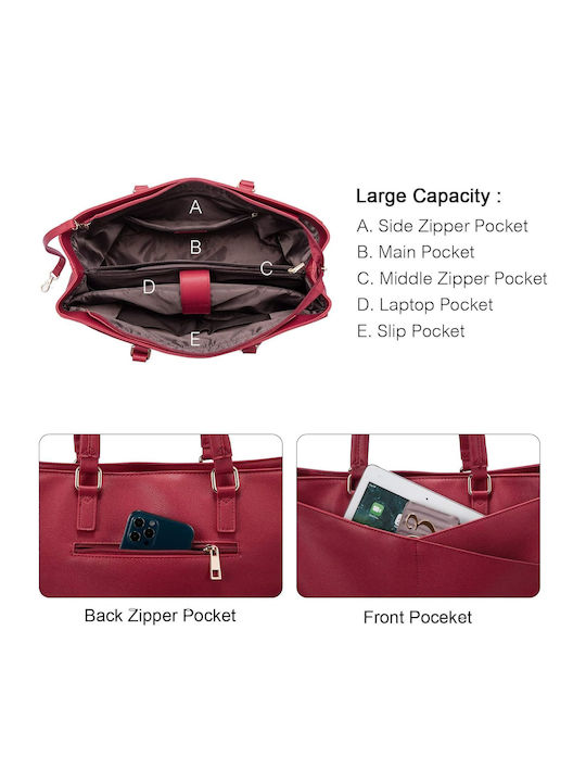 Lovevook Shoulder / Handheld Bag for 15.6" Laptop Red WB1476