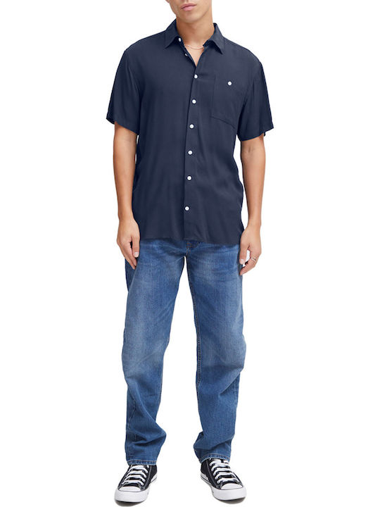 Short-sleeved Shirt Blue