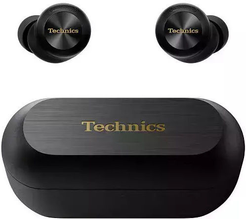 Technics EAH-AZ100 In-ear Bluetooth Handsfree Earphones with Sweat Resistance and Charging Case Black