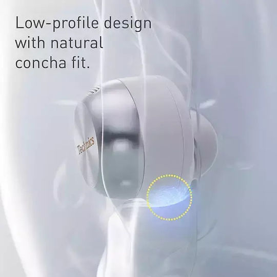 Technics EAH-AZ100 In-ear Bluetooth Handsfree Earphones with Sweat Resistance and Charging Case Black