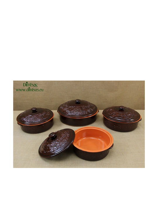 Dutch Oven Round Ceramic 4lt 1pcs