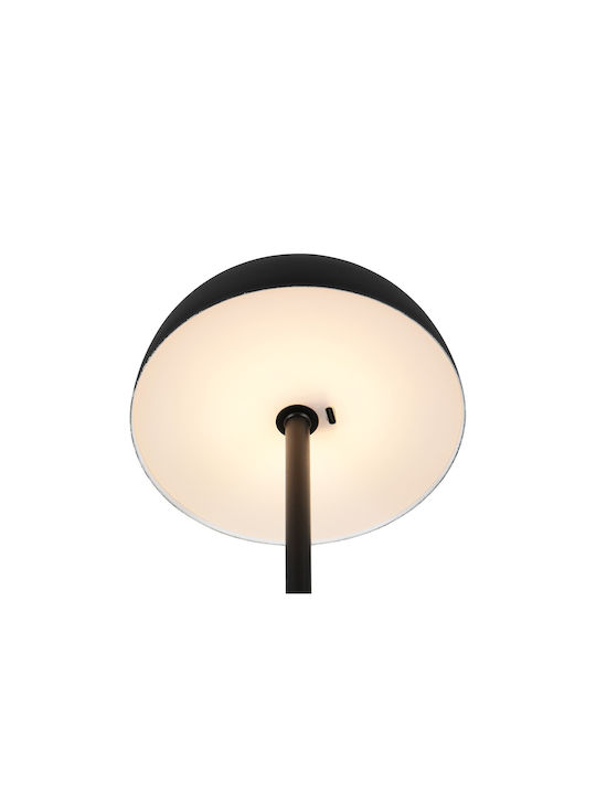 Trio Lighting Μεταλλικό Πορτατίφ LED με Μαύρο Καπέλο και Βάση
