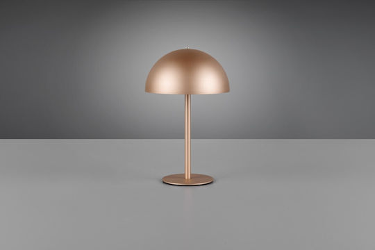 Trio Lighting Metal Table Lamp LED with Brown Shade and Base
