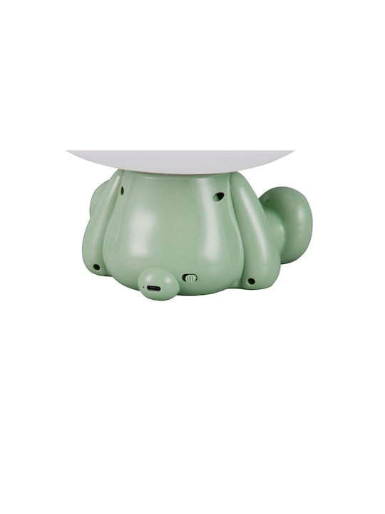 Trio Lighting Παιδικό Διακοσμητικό Φωτιστικό Πράσινο 25.5x21x19εκ.
