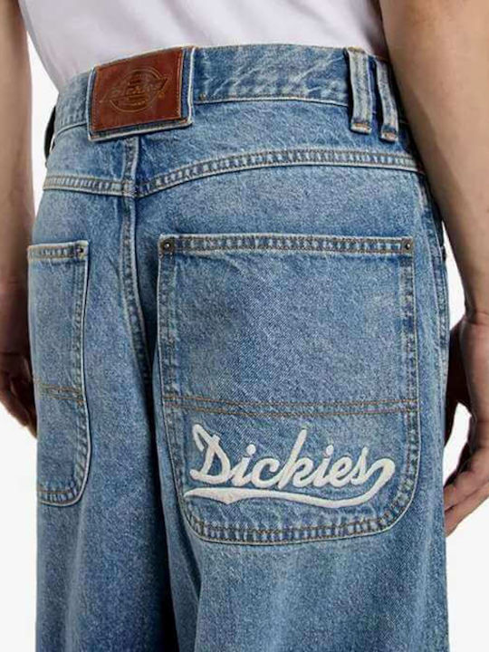 Ανδρικό Παντελόνι Τζιν με Loose Baggy Εφαρμογή Rinsed Fade