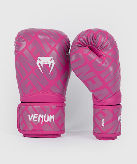 Venum Contender Kids Boxing Gloves for Match Pink