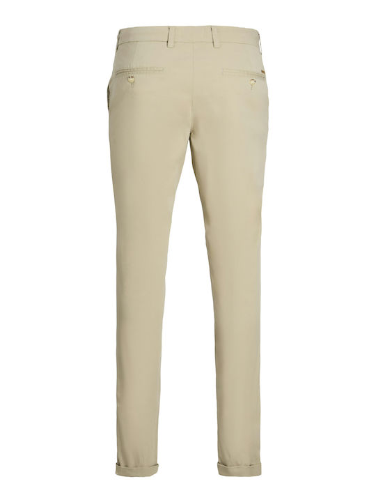 Hose Chino Elastisch in Schlanker Passform Plaza Taupe