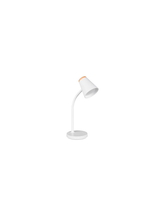 Trio Lighting Настолна Лампа за Цокъл Вграден LED в Бял Цвят