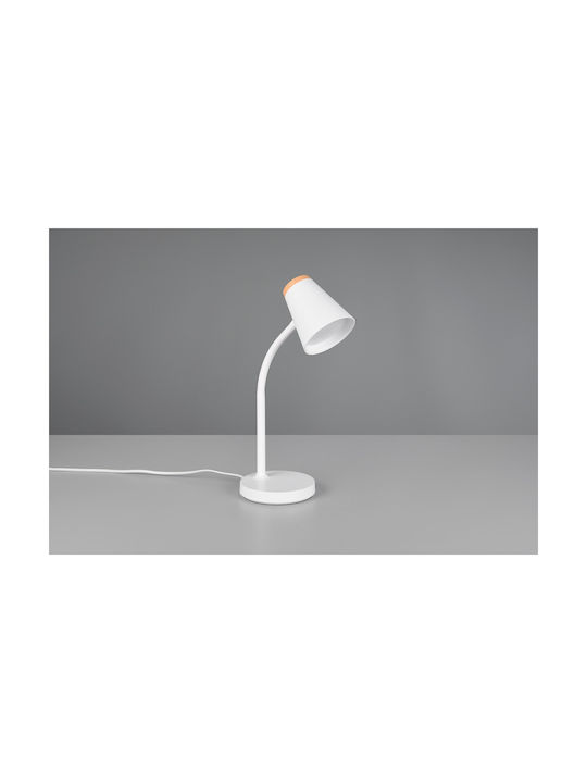 Trio Lighting Настолна Лампа за Цокъл Вграден LED в Бял Цвят