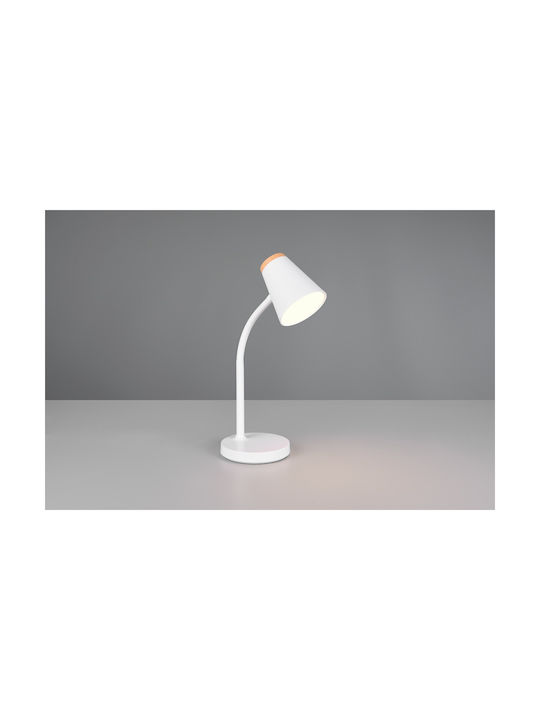 Trio Lighting Настолна Лампа за Цокъл Вграден LED в Бял Цвят