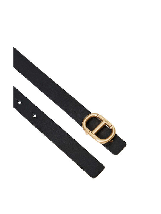 Twinset Leather Women's Belt Black