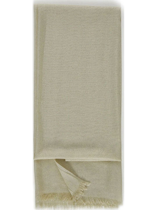 Women's Wool Scarf Ecru