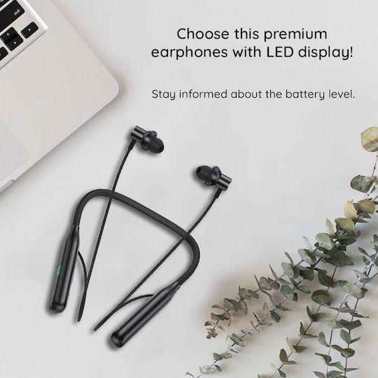 Acefast N4 In ear Bluetooth хендсфри Слушалки с Устойчивост на Пот Черен