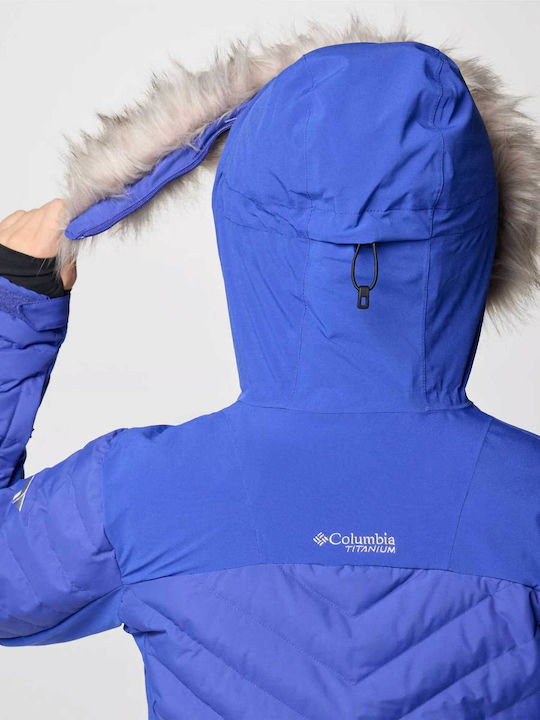 Columbia Bird Mountain Iii 2085641-516 Γυναικείο Μπουφάν για Σκι & Snowboard Μπλε