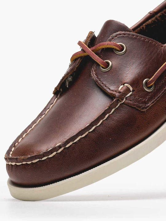 Leder Herren Mokassins in Braun Farbe