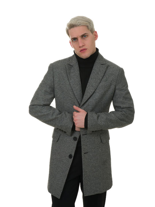 Men's Half Coat grey