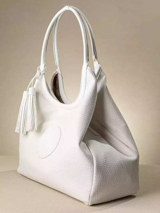 Fragola Women's Bag Shopper Shoulder White